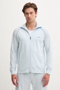 BOSS rozepínací mikina pánská bavlněná s elastanem Mix&Match Jacket Z tyrkysová 50515307