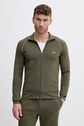 BOSS кофта, яка розстібається, чоловіча, бавовняна з еластаном Mix&Match Jacket Z зелена 50515307