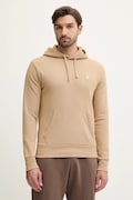 Polo Ralph Lauren bluza bawełniana męska kolor beżowy z kapturem gładka 710916690