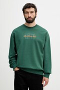Levi's dukserica za muškarce s pamukom RELAXD GRAPHIC CREW zelena 38712
