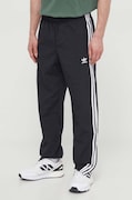 adidas Originals pantaloni Adicolor Woven Firebird bărbați, culoarea negru, cu model, IT2501