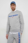 Кофта Polo Ralph Lauren чоловіча колір сірий з принтом