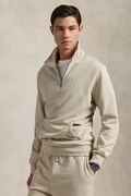 Бавовняна кофта Polo Ralph Lauren чоловіча колір бежевий однотонна 710934601
