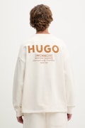 HUGO Blue męskie bawełniane Naviu beżowe 50510732