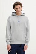 Hugo Blue hanorac de bumbac culoarea bej, cu glugă, 50522374