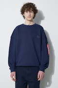 Кофта Alpha Industries Essentials RL чоловіча колір синій однотонна 146303