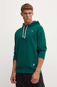 Puma bluza bawełniana MMQ męska kolor zielony z kapturem melanżowa 624011