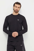 Majica z dolgimi rokavi Boss Green moška, črna barva, 50506365