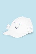 Mayoral Newborn șapcă din bumbac pentru copii culoarea alb, cu imprimeu