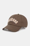 Barbour czapka bejsbolówka męska bawełniana Campbell zielona MHA0840