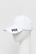 Kšiltovka Helly Hansen bílá barva, s potiskem, 67517