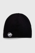 Шапка Mammut Taiss Light колір чорний з тонкого трикотажу 1191.01071