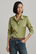 Lauren Ralph Lauren camicia donna colore verde  200918715