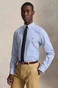 Polo Ralph Lauren cămașă pentru bărbați din bumbac cu elastan albastră 710929344
