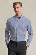 Polo Ralph Lauren koszula męska bawełniana z elastanem granatowa w prążki 710929344
