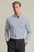 Polo Ralph Lauren koszula męska bawełniana z elastanem granatowa w prążki 710929344