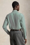 Polo Ralph Lauren shirt cotton with elastane Men's green pinstriped 710929344