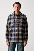 Levi's košile pánská džínová JACKSON WORKER námořnická modrá hladká 19573