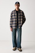 Levi's koszula męska jeansowa JACKSON WORKER granatowa gładka 19573