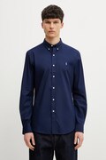 Сорочка Polo Ralph Lauren чоловіча колір синій slim комір button-down