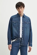 Bavlněná košile Levi's tmavomodrá barva, regular, s klasickým límcem