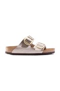 Birkenstock klapki Arizona Big Buckle damskie kolor złoty 1020882