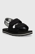 Παιδικά σανδάλια UGG LENNON SLINGBACK χρώμα: μαύρο