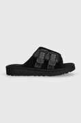 UGG klapki skórzane Goldencoast Strap Slide męskie kolor czarny 1142730