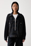 Levi's oversized bunda dámská džínová 90S TRUCKER námořnická modrá A1743