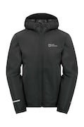 Дитячий дощовик Jack Wolfskin FLAZE колір чорний