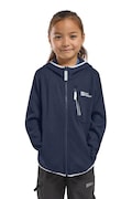 Jack Wolfskin geaca copii ACTAMICRID MIDLAYER culoarea albastru marin