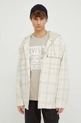 Levi's jacheta de bumbac culoarea bej, de tranzitie