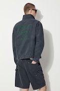 thisisneverthat geacă din denim Trucker bărbați, culoarea bleumarin, de tranziție, oversized, TN241WOWLS06