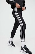 Legíny adidas Originals 3-Stripes dámské, černá barva, s aplikací, IP2968