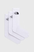 Ponožky The North Face 3-pak pánske, biela farba, NF0A882HFN41