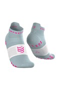 Compressport skarpetki Pro Racing Socks v4.0 Run Low kolor turkusowy XU00047B