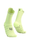Ponožky Compressport Pro Racing Socks v4.0 Ultralight Run High - White/Alloy tyrkysová barva, XU00050B