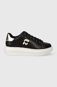 Шкіряні кросівки Karl Lagerfeld KAPRI колір чорний KL62530N