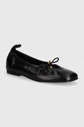 Alohas bőr balerina cipő Rosalind fekete, S100303.04