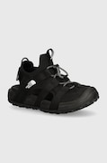 Sandali The North Face Explore Camp ženski, črna barva, NF0A8ADQKX71