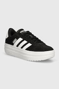 adidas sneakers din piele întoarsă Vl Court culoarea negru, IH9995