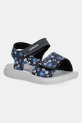 Детски сандали от кожа Geox SANDAL LIGHTFLOPPY в синьо