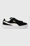 Шкіряні кросівки Puma Suede XL колір чорний 395205