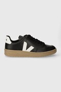 Veja leather sneakers V-12 black color XD0203638