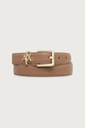 Armani Exchange ремінь жіночий шкіряний бежевий 941182 4R759