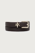 Armani Exchange pasek damski skórzany brązowy 941182 4R759