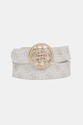 Двосторонній ремінь Guess NOELLE жіночий колір бежевий BW9166 P4235