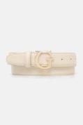 Guess curea de piele femei, culoarea bej, BW9118 P4230