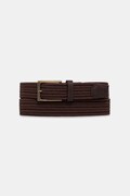 Barbour pasek parciany męski Nevis brązowy MAC0443