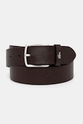Lacoste leather belt and card holder brown color